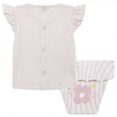 11329886-Conjunto Baño Rayas rosa niña - Imagen 2