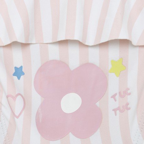 11329886-Conjunto Baño Rayas rosa niña - Imagen 4