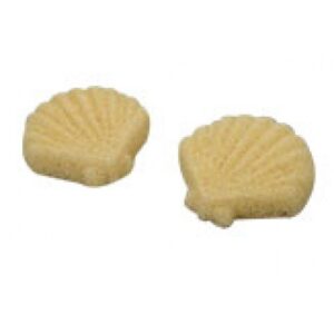 Esponja Natural "Konjac Conchas" amarilla