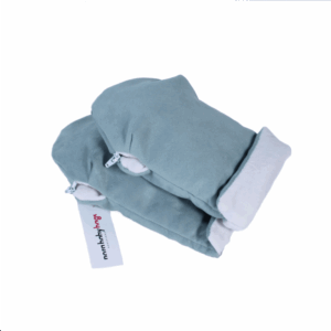 Manoplas "Ante Mint" Pelo crudo Nora Baby