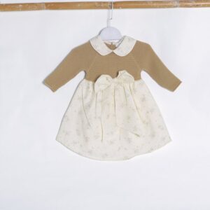 1100902-Vestido punto "Flores" La Ponderosa