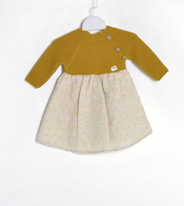 1100905-Vestido punto "Plumeti" La Ponderosa