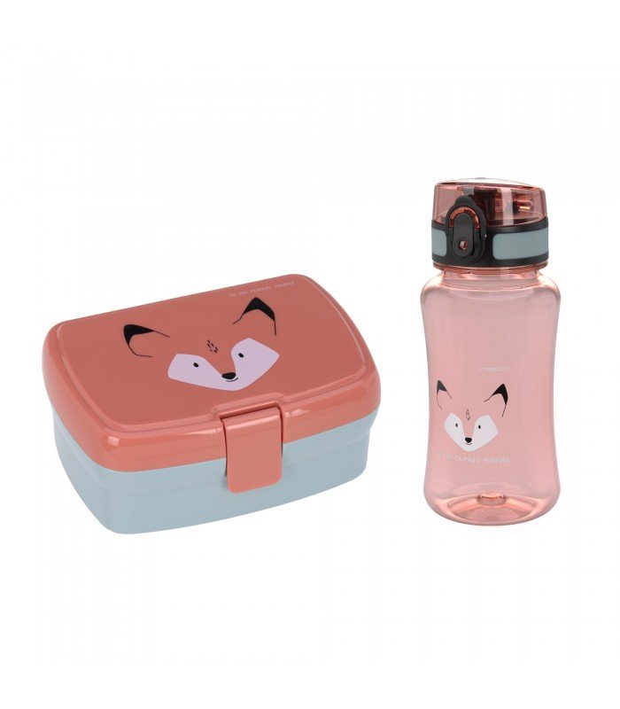 Fiambrera + Botella "Fox" Lässig