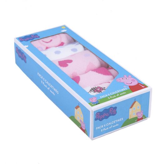 2200007756-Pack 5 calcetines "Peppa Pig" Cerdá - Imagen 9