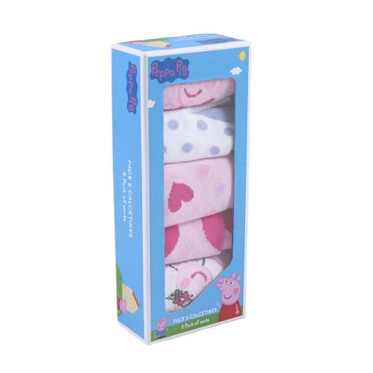 2200007756-Pack 5 calcetines "Peppa Pig" Cerdá - Imagen 8