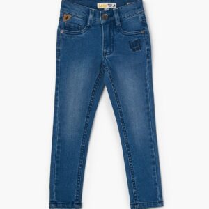 51976-Pantalón Denim Skinny Bordado Niña