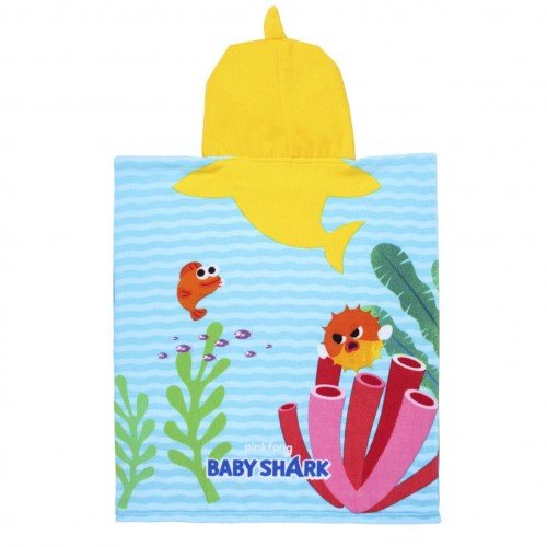 Poncho Microfibra Baby Shark - Imagen 2
