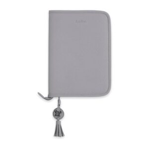 PORTADOCUMENTOS POLIPIEL LOVE GRIS