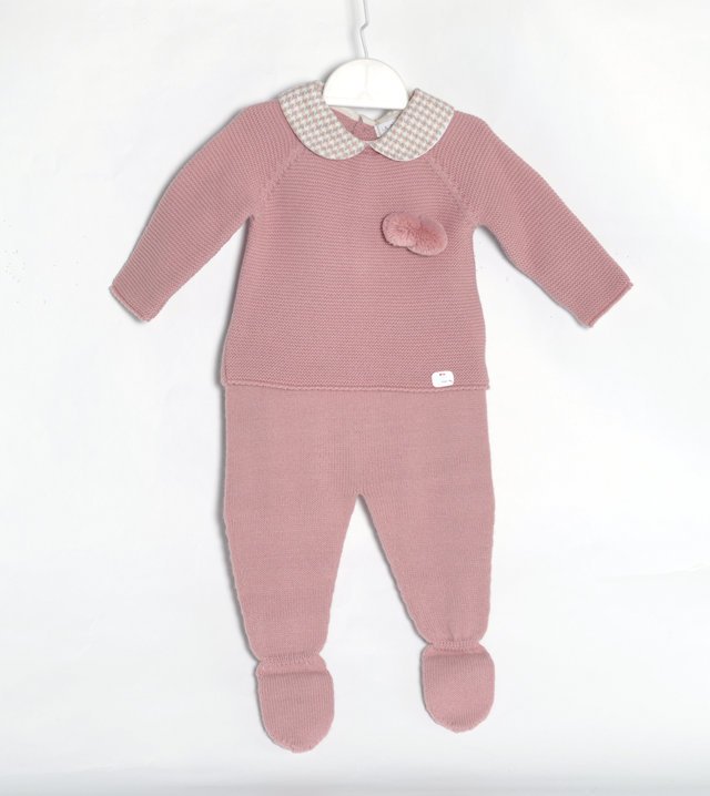 Conjunto Polaina "Pata" rosa