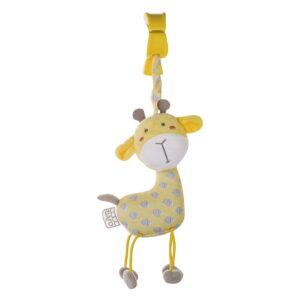 SONAJERO CAMPANITAS "JUNGLE PARTY" JIRAFA SARO