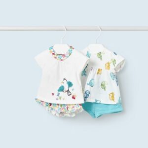 1695-Conjunto 4pzs con estampado niña