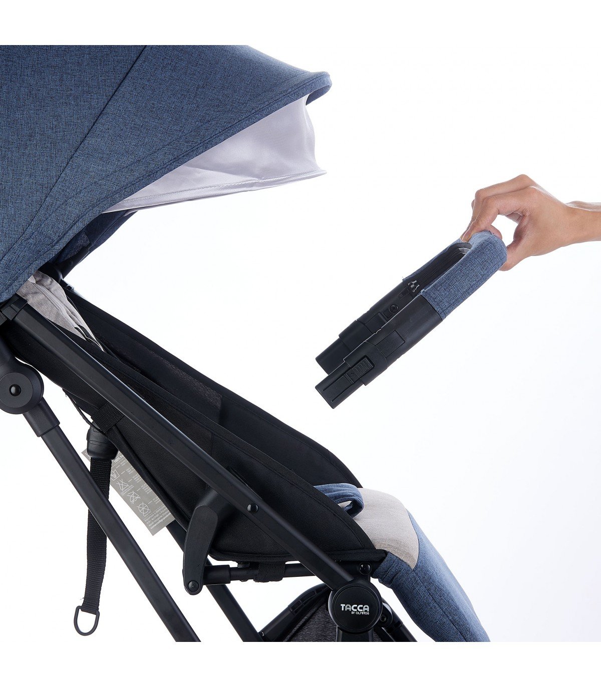 Silla Paseo "Tacca" gris/azul - Imagen 5
