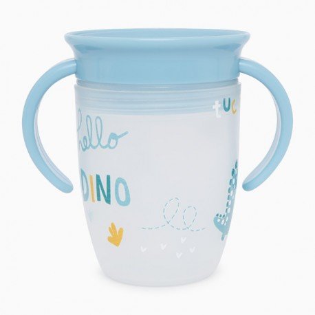 Taza Antigota 360º "Hello Dino" Tuc Tuc - Imagen 2