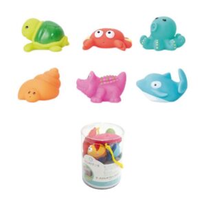 TL823-1-Bote 6 Juguetes Baño "Ocean" Olmitos