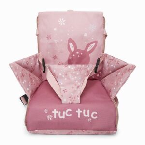 Trona portatil "Little FOrest" rosa Tuc Tuc