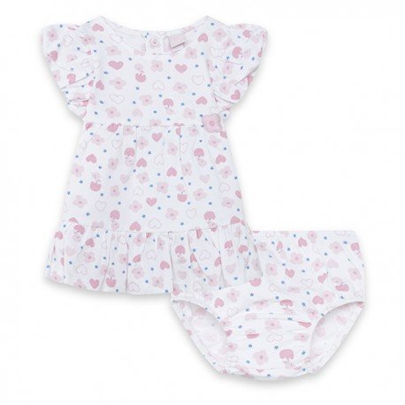 11329893-Vestido Punto Estampado niña "So Cute"