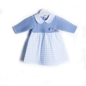 vichy01.jpg 1200913-Vestido Punto Tela "Vichy" La Ponderosa