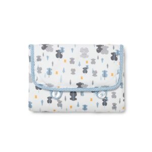 Cambiador de viaje Tous Baby "Jungle" Azul con estampado fantasía